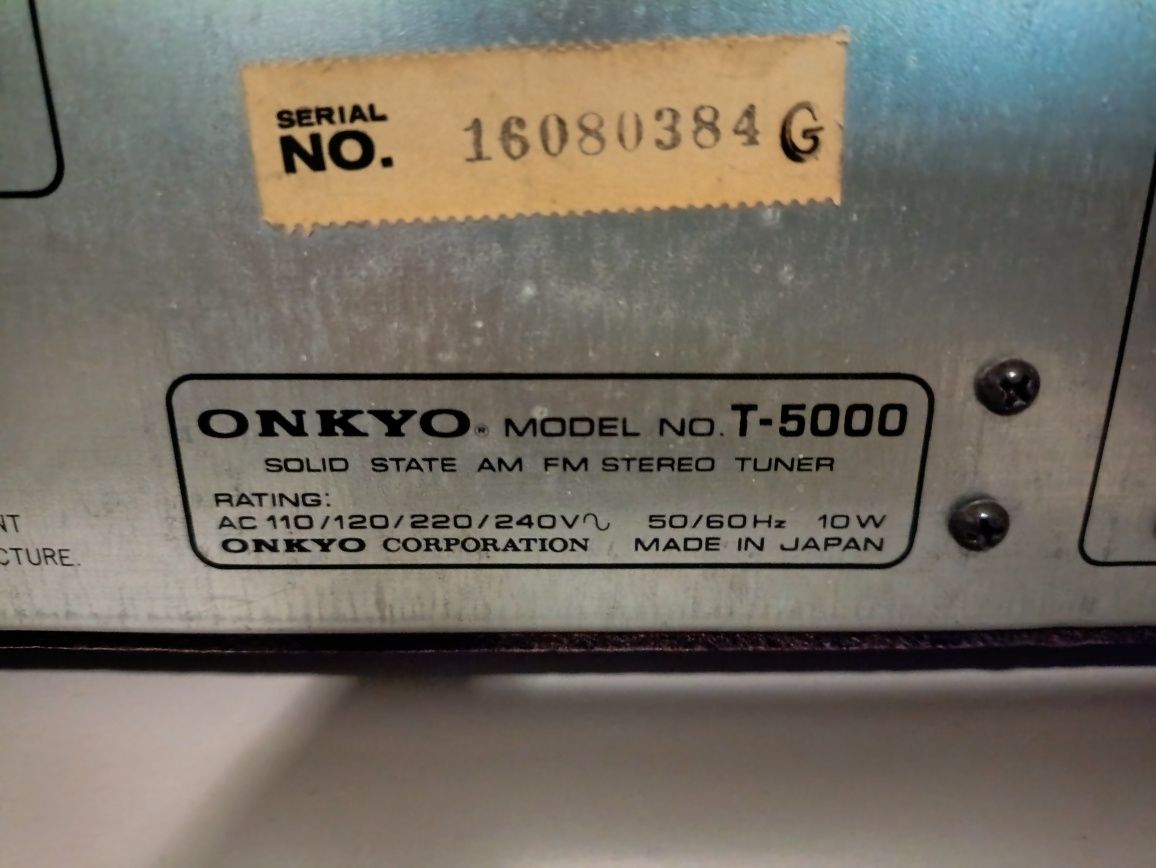 Tuner Onkyo T-5000