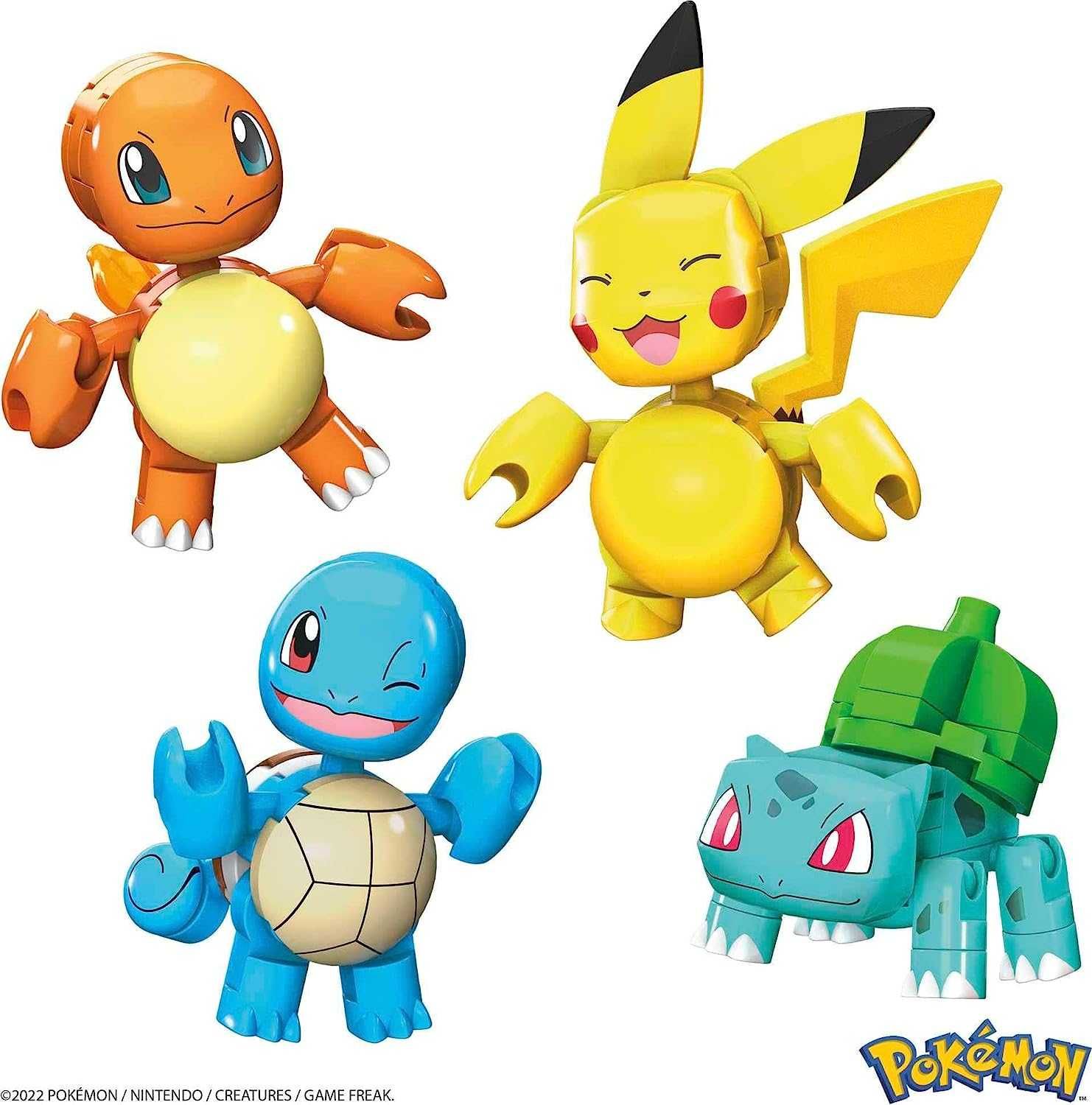 Набір фігурок з конструктора MEGA Pokemon, команда регіону Канто