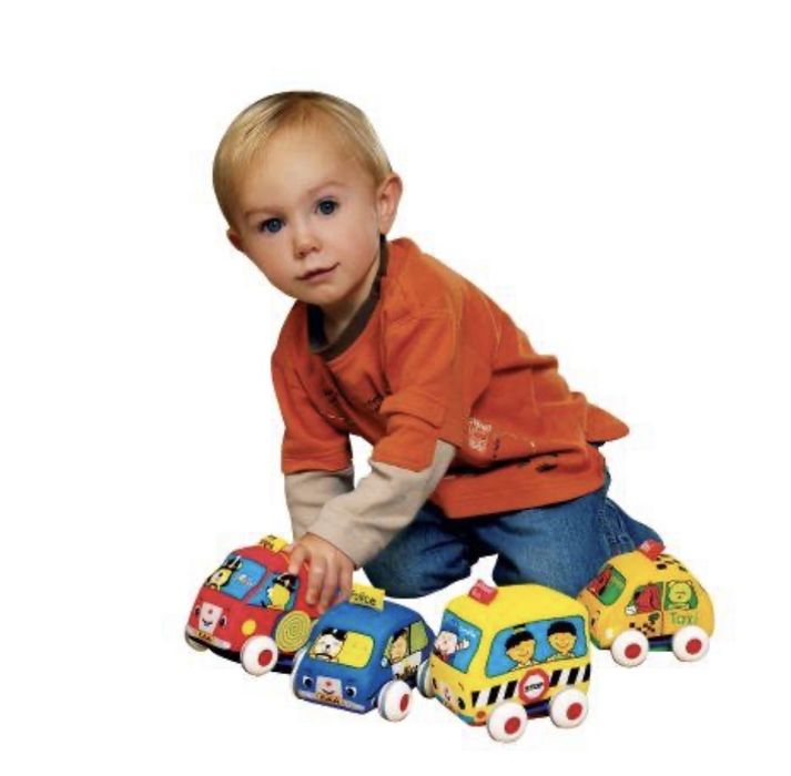 Розвиваючий набір М'які машинки (4 шт) від Melissa & Doug