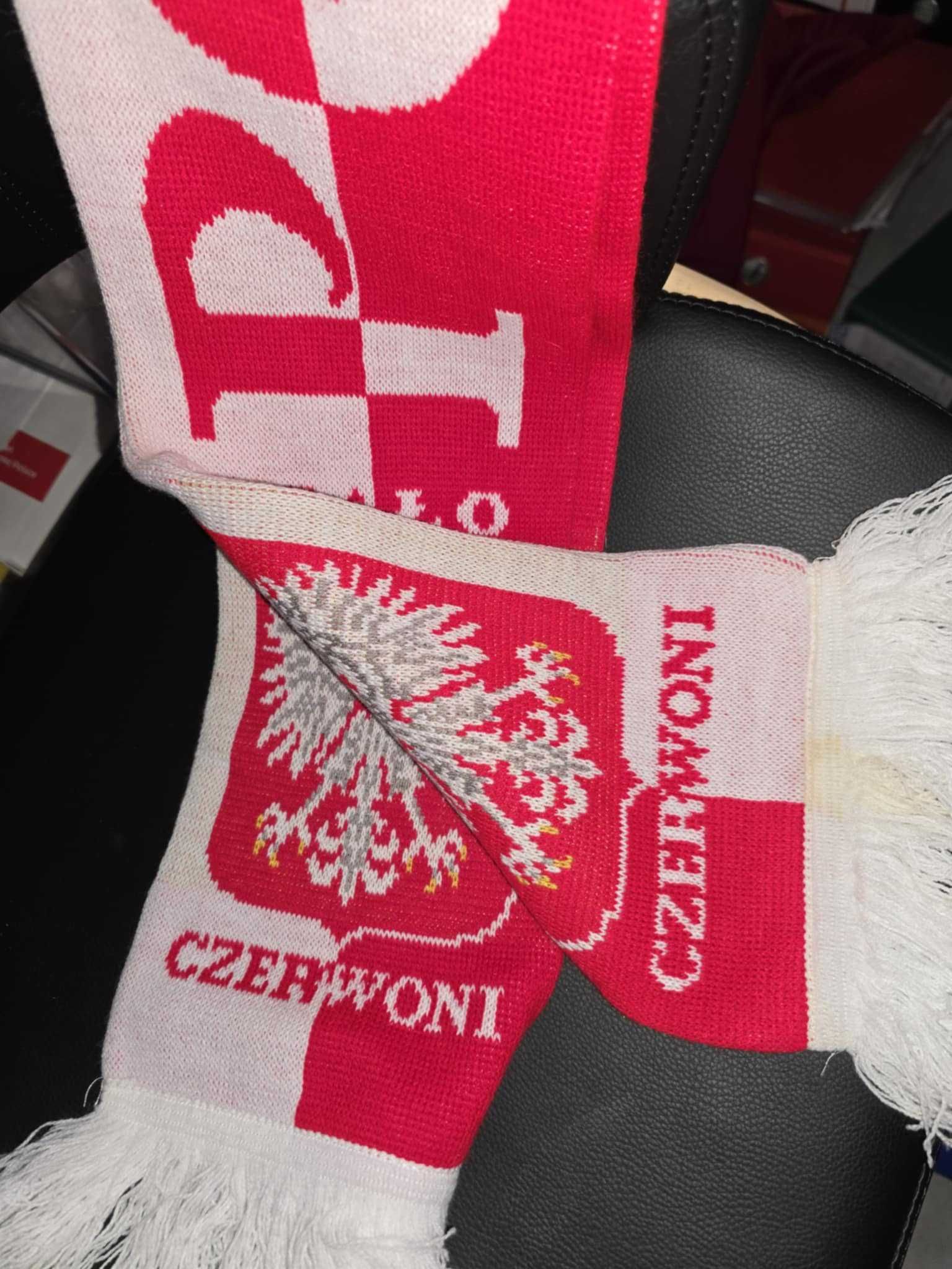 Szalik kibica POLSKA BIAŁO-CZERWONI stan dobry