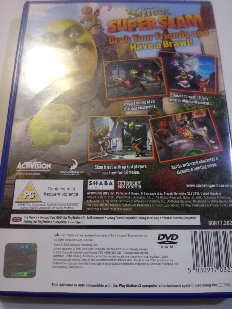 Shrek super slam ps2 Playstation2