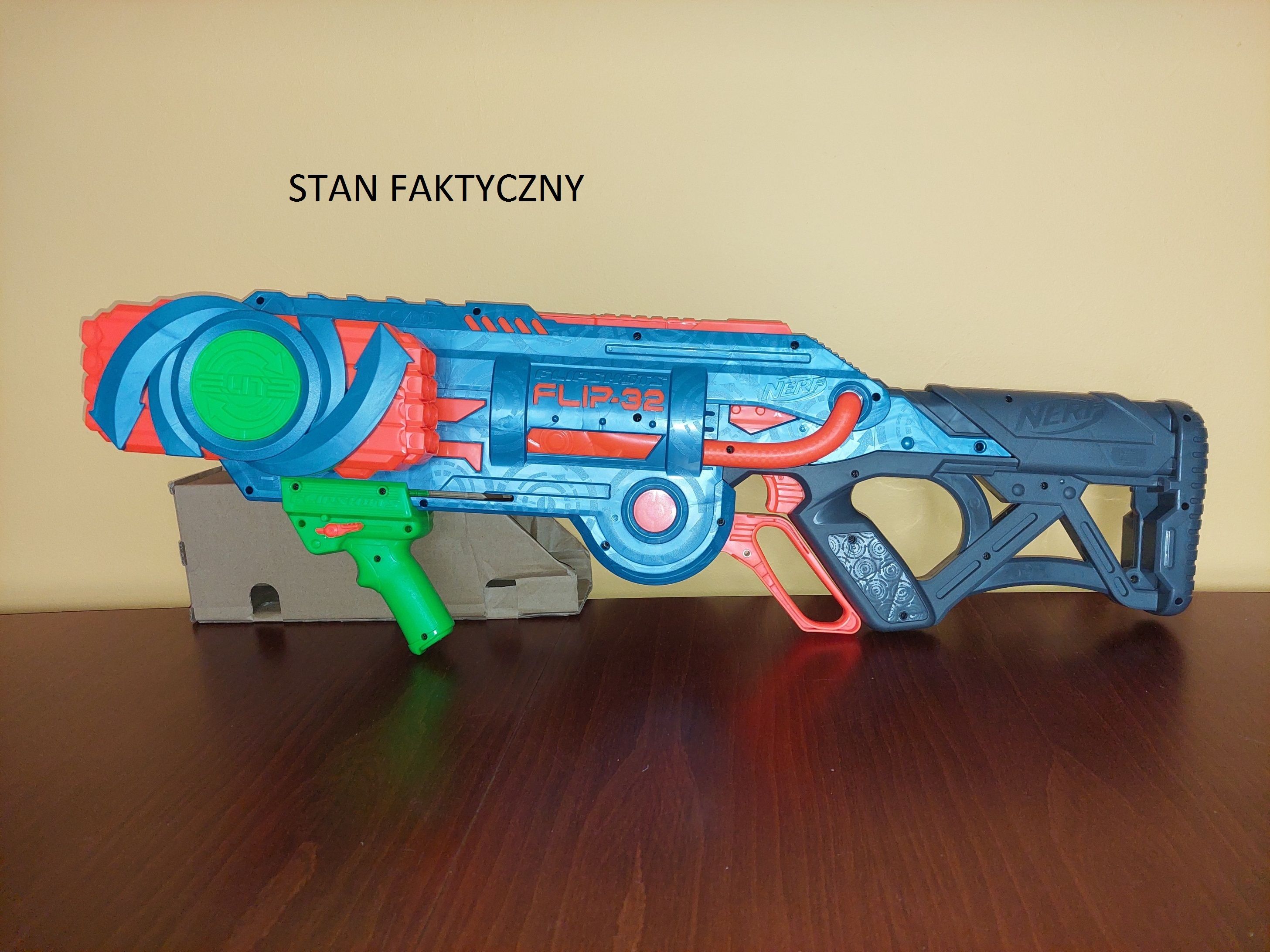 Mega duży karabin pistolet wyrzutnia Flip-32 Blaster Nerf Elite 2.0