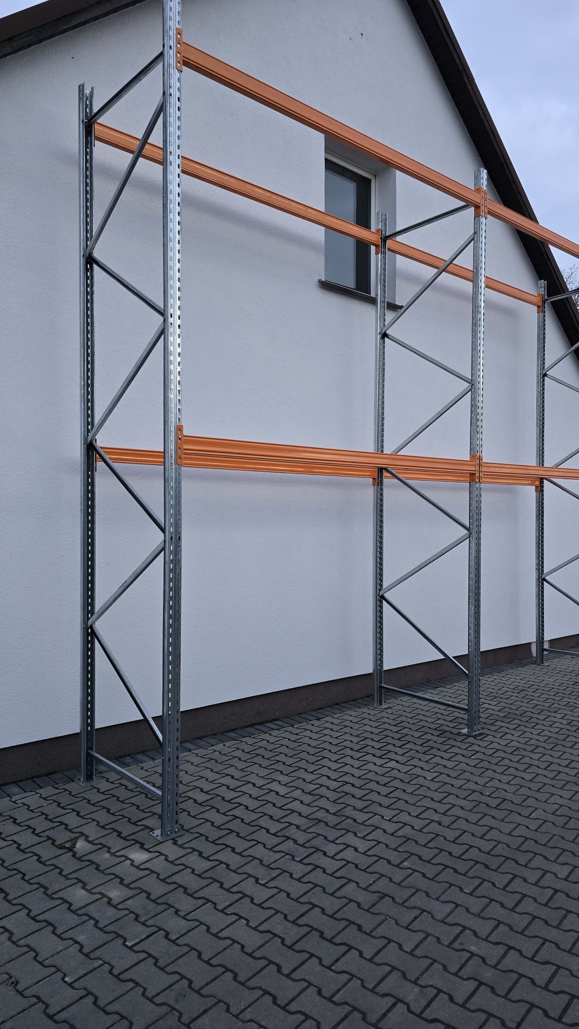 regał paletowy magazynowy promag z 2020 roku ocynk 600 kg 1 mp