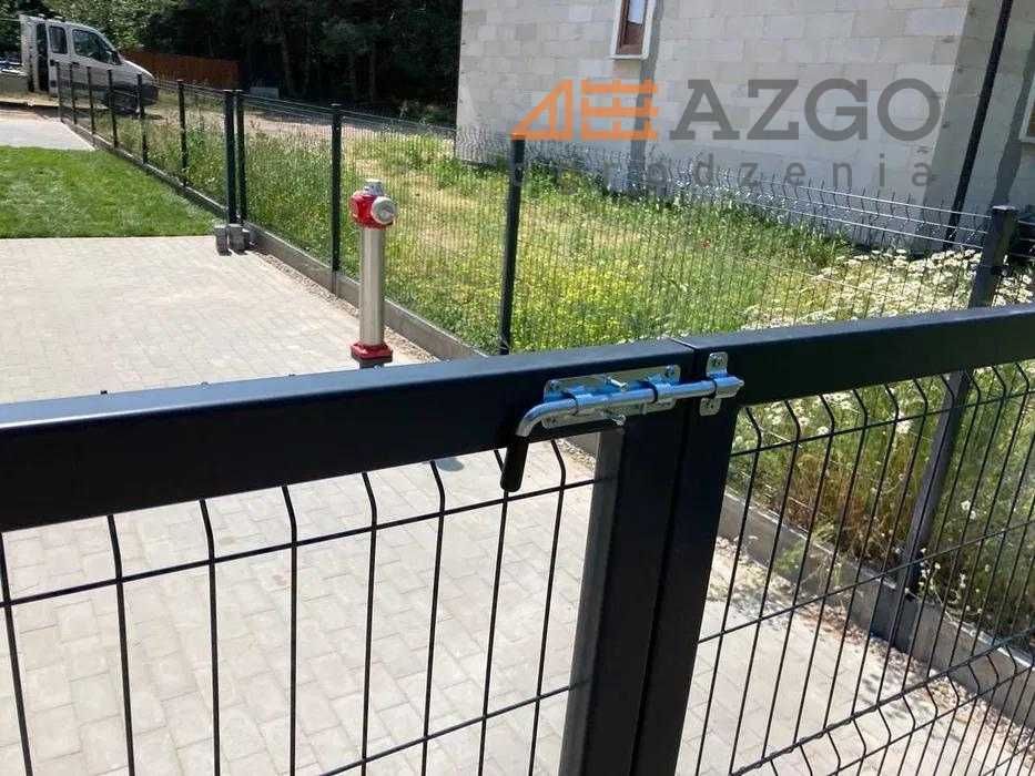 Brama dwuskrzydłowa z furtką panele panelowa najtańsza ocynkowana