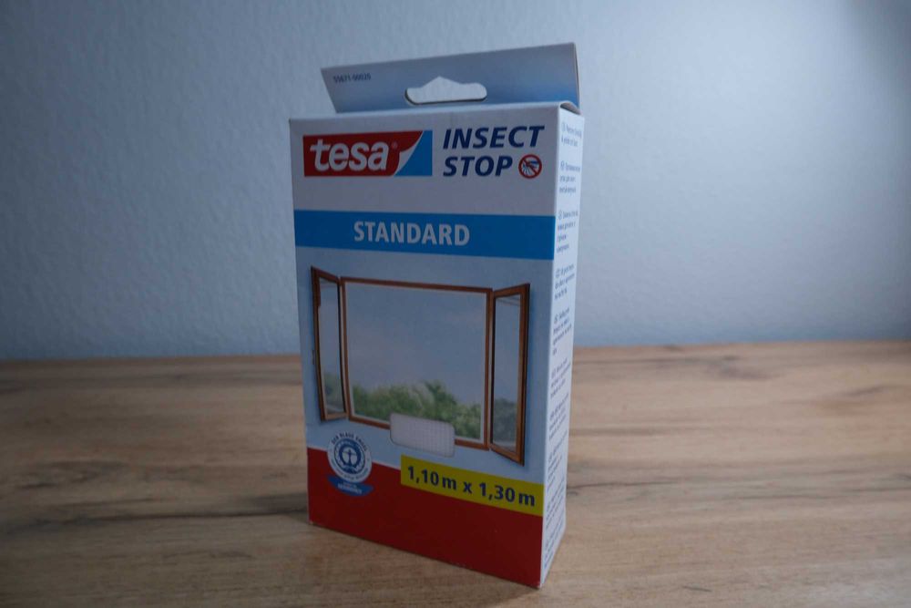 tesa Insect Stop STANDARD moskitiera do okien biała - 110 cm x 130 cm
