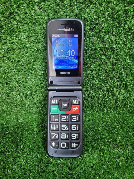 Телефон ,розкладачка, бабушкофон, кнопочний  Brondi, без АКУМУЛЯТОРА