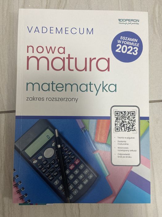Matematyka Nowa matura  Vademecum rozszerzona Operon