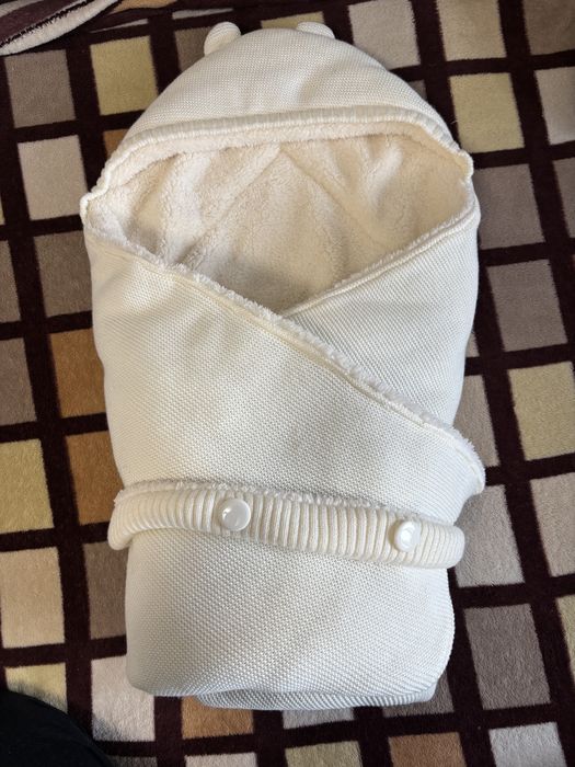 Теплий конверт-плед на виписку