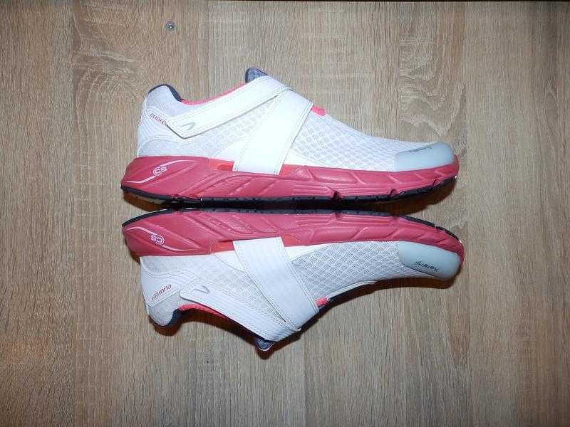 Кроссовки беговые kalenji eliofeet running shoes pink white  39.5