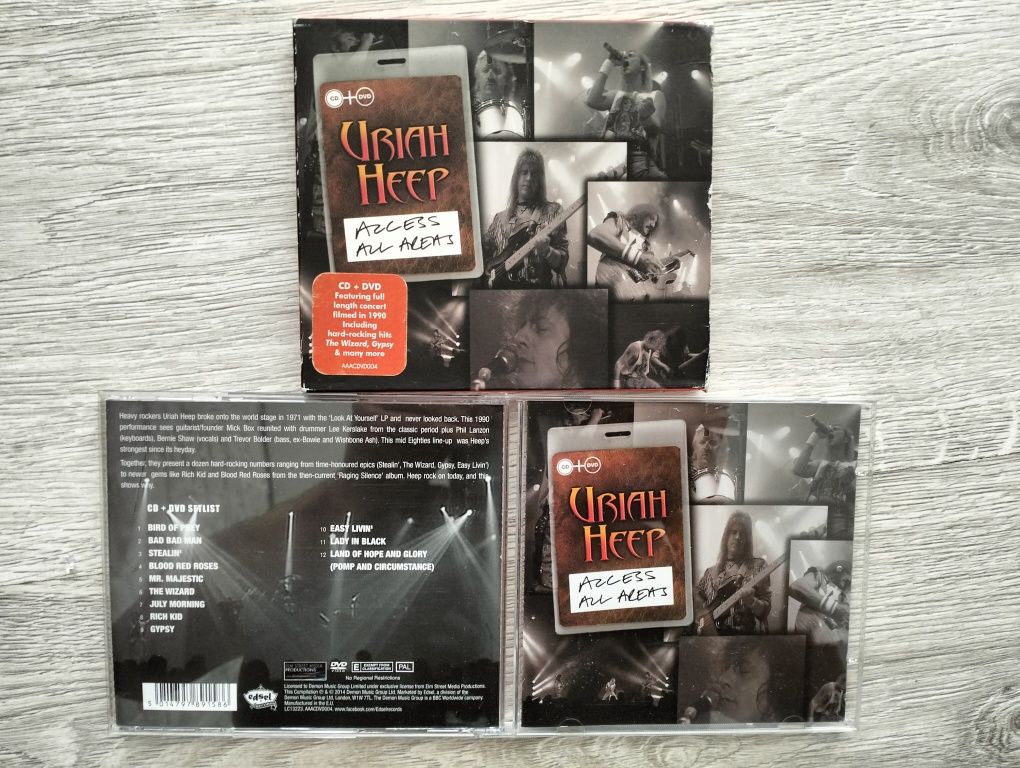 Uriah Heep - Access All Arras CD+DVD  unikat!!