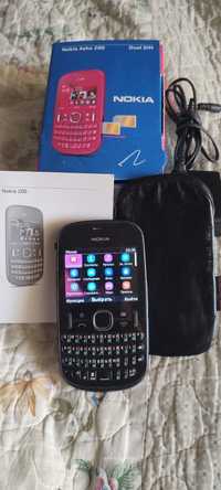 Nokia Asha 200 2 sim оригинал полный комплект