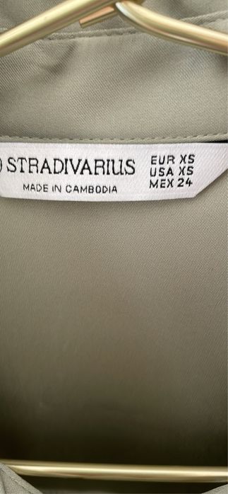 Camisa nova sa stradivarius xs verde seco