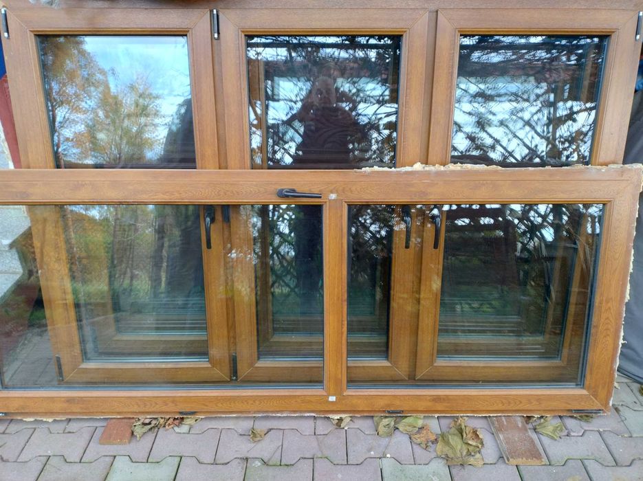 Okna z demontażu dwuszybowe