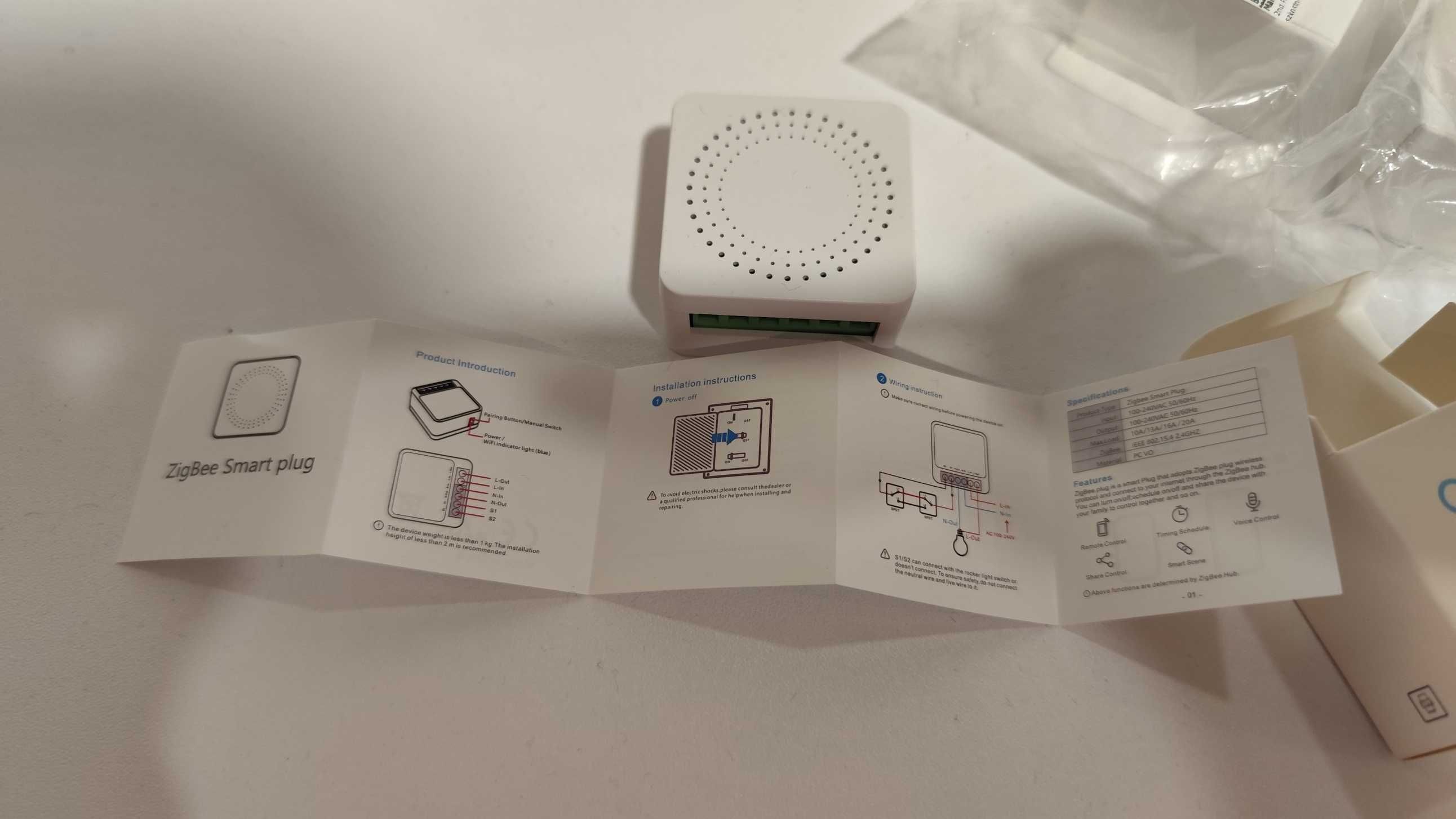 Smart home przełączniki, włączniki ZigBee 3.0 -  Alexa Google