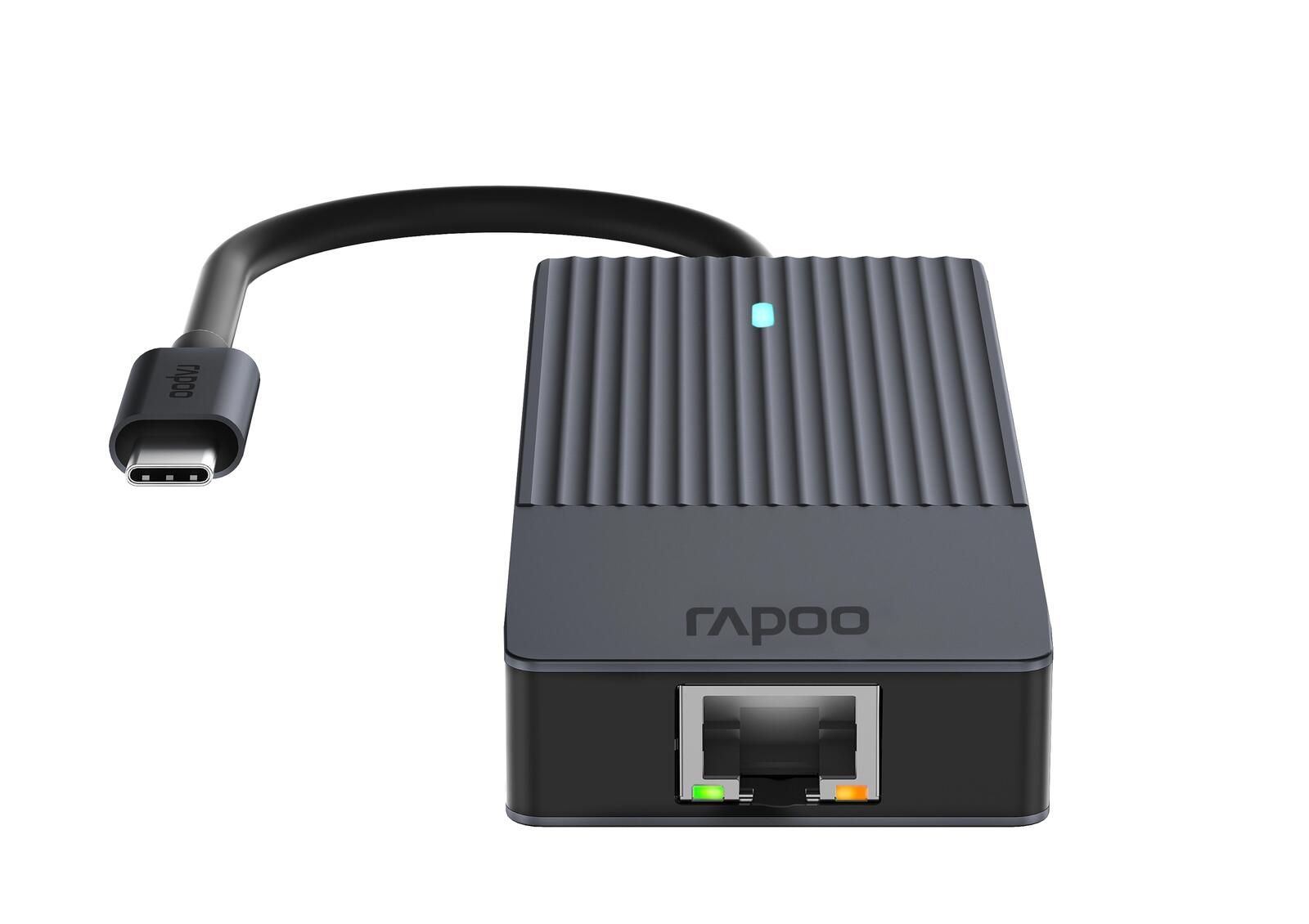RAPOO Multiport Adapter USB C 8w1