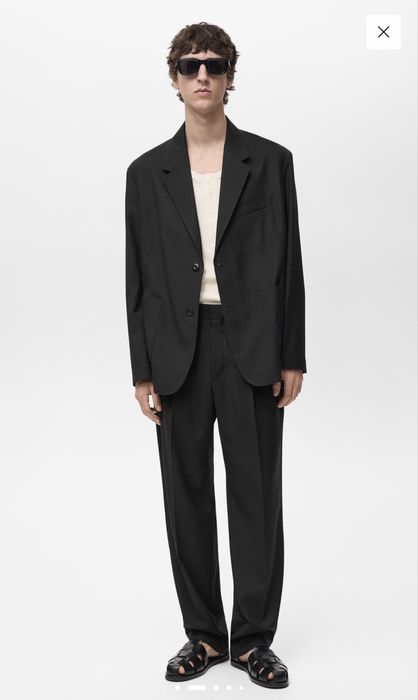 Костюмний піджак вільного крою MANGO