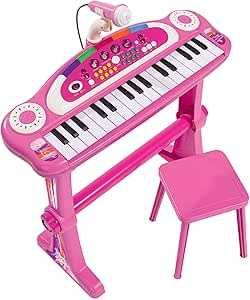 zestaw do karaoke pianino i taboret   Simba dla dzieci jak za darmo