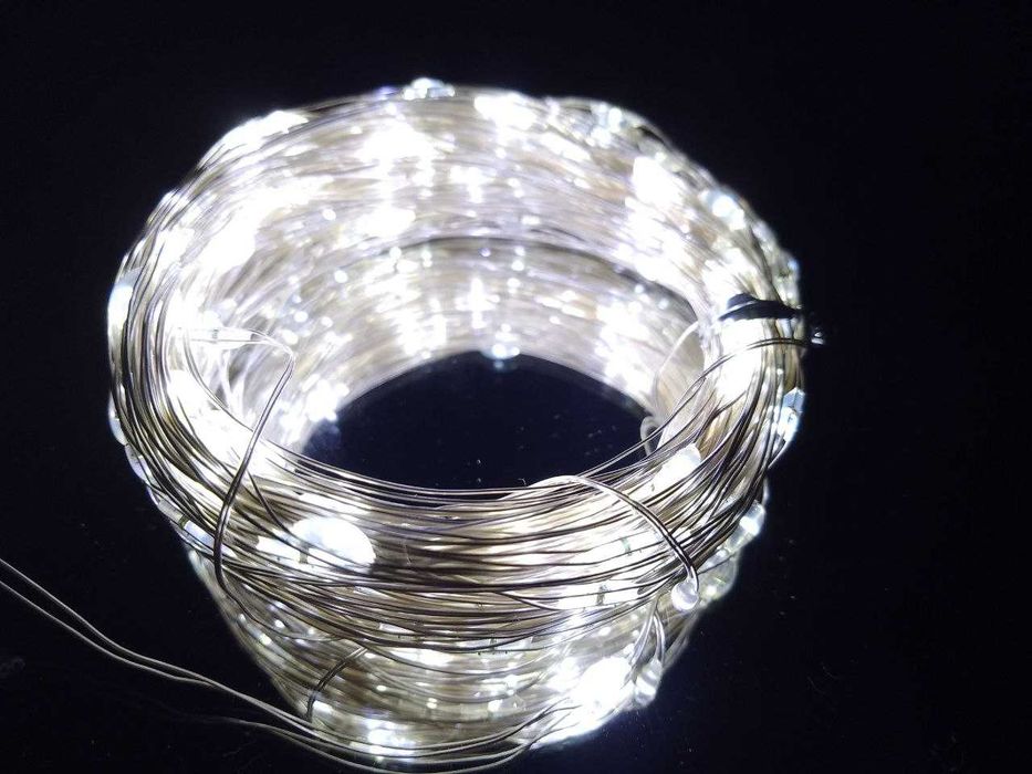 Гірлянда від USB "світлодіодні краплі" 20м, 200LED, кольори в ассорт.