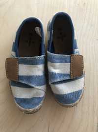 Espadryle buciki 17 cm Next lekkie lato rzepy 28 10UK