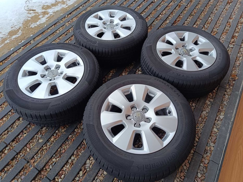 Koła zimowe 5x112 Opony 225/60 16 Continental 4521r Audi A6 C7 66,6mm