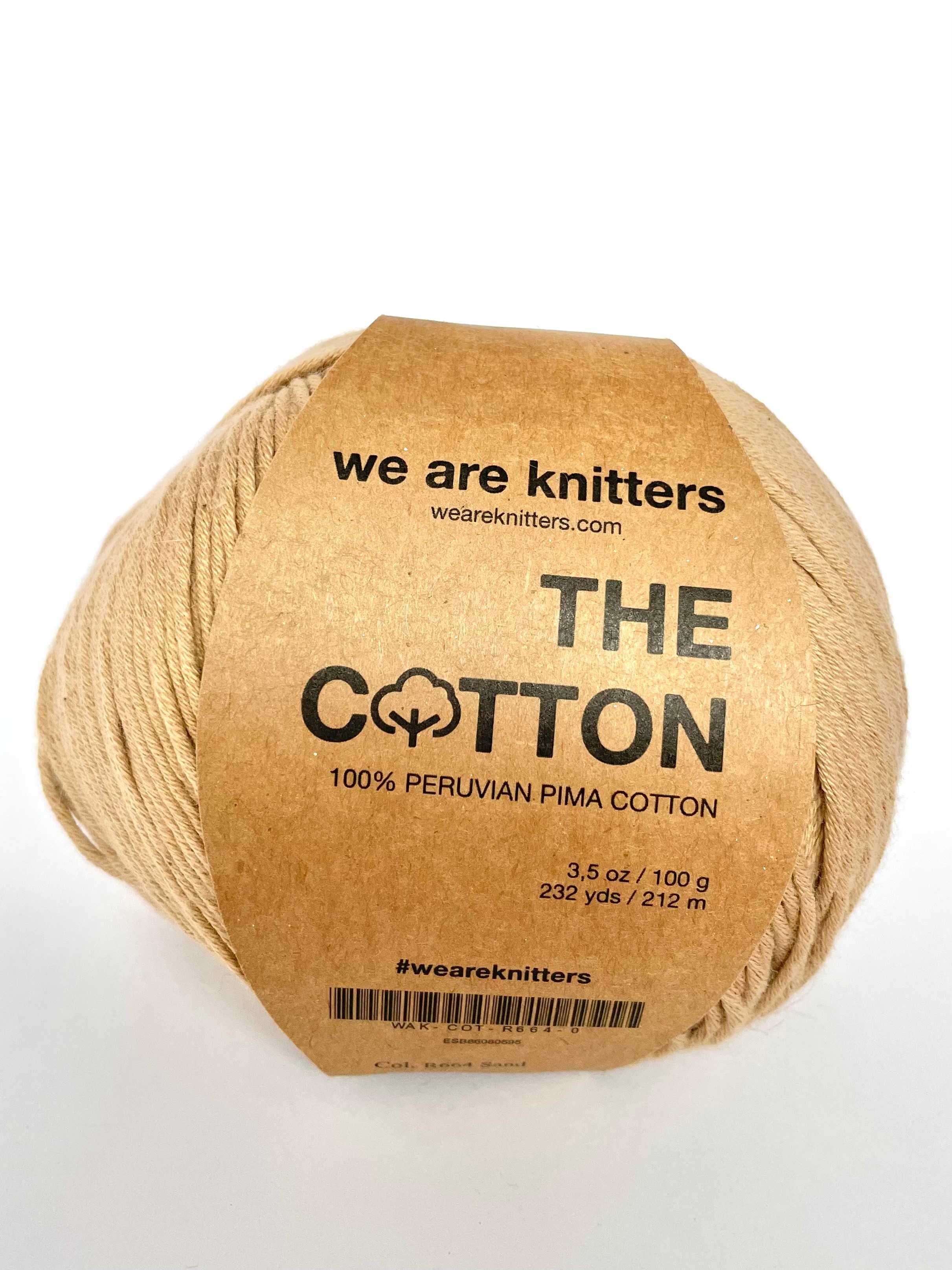 Włóczki WE ARE KNITTERS Bawełna Pima Cotton kolor Piasek/Sand 10 sztuk