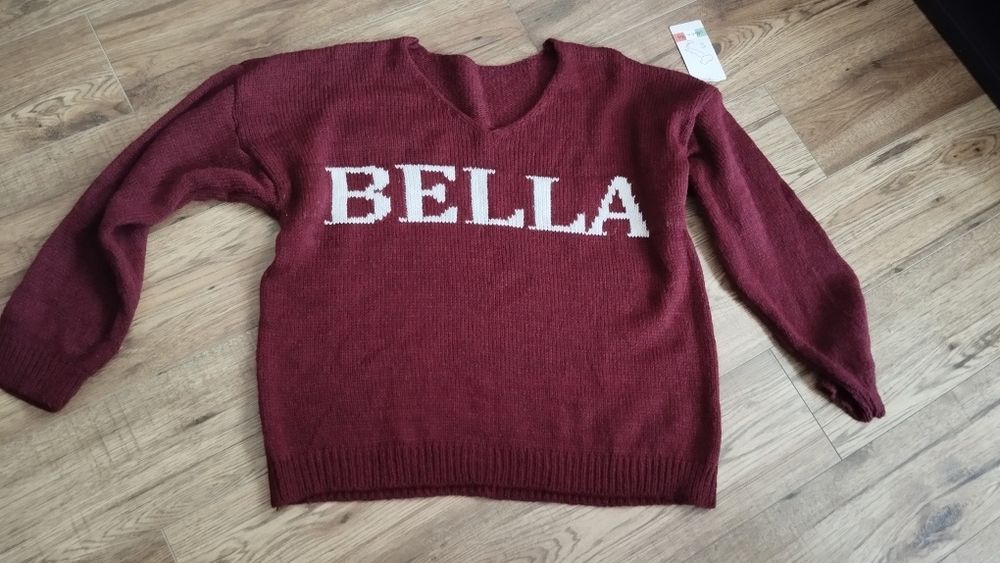 Sweterek bordo BELLA