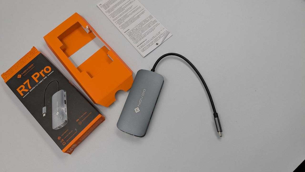 NOVOO R7 Pro 7-в-1 USB-C HUB