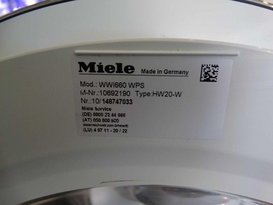 Pralka Miele WWI 660, 9 kg 1600 obr wi-fi gwarancja 6 m-cy