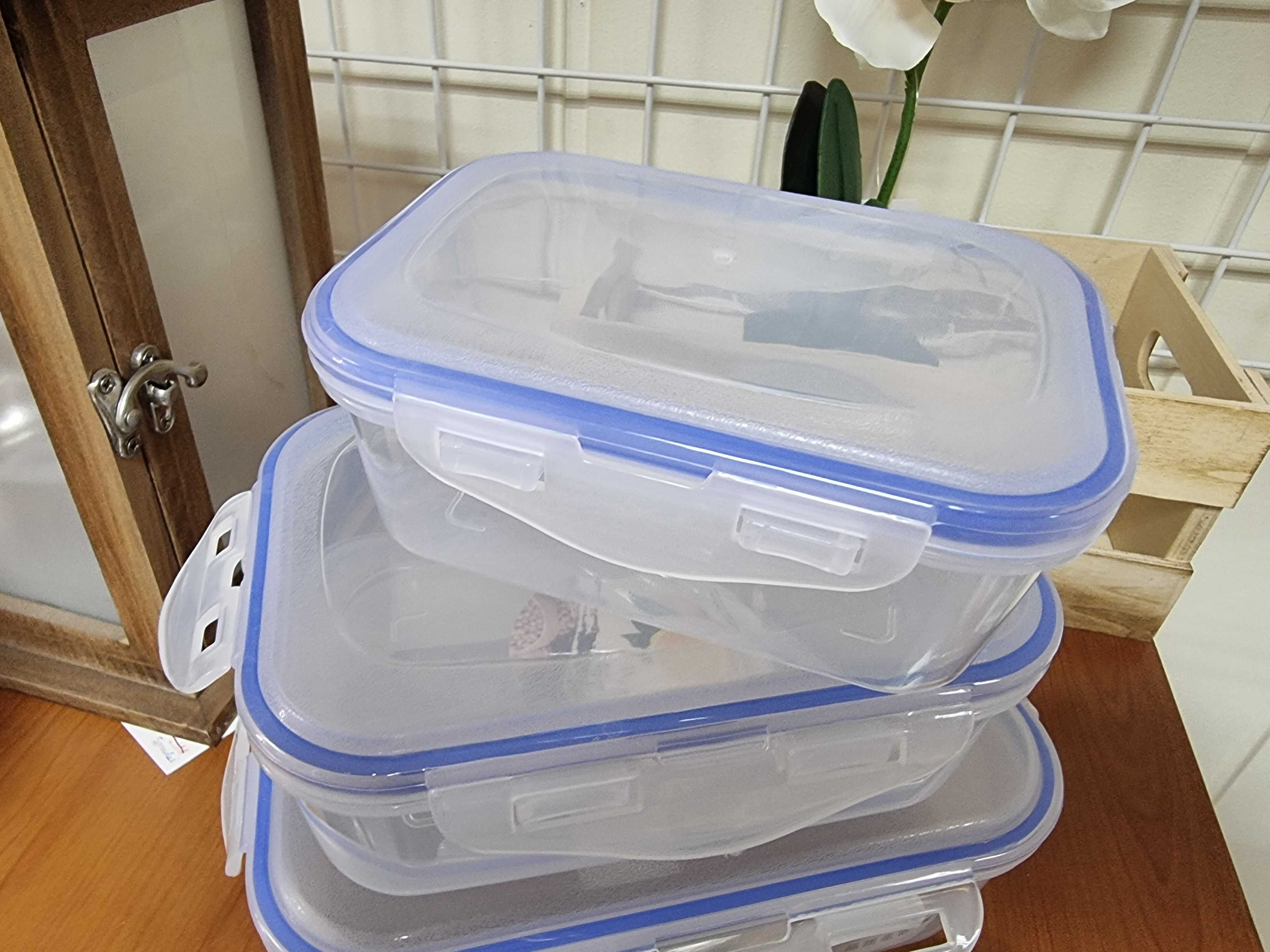 Pojemniki Żywności plastikowe do przechowanie żywości z pokrywką pracy