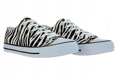 Rozmiar: 39 Trampki Buty Sportowe Niskie Zebra 5701