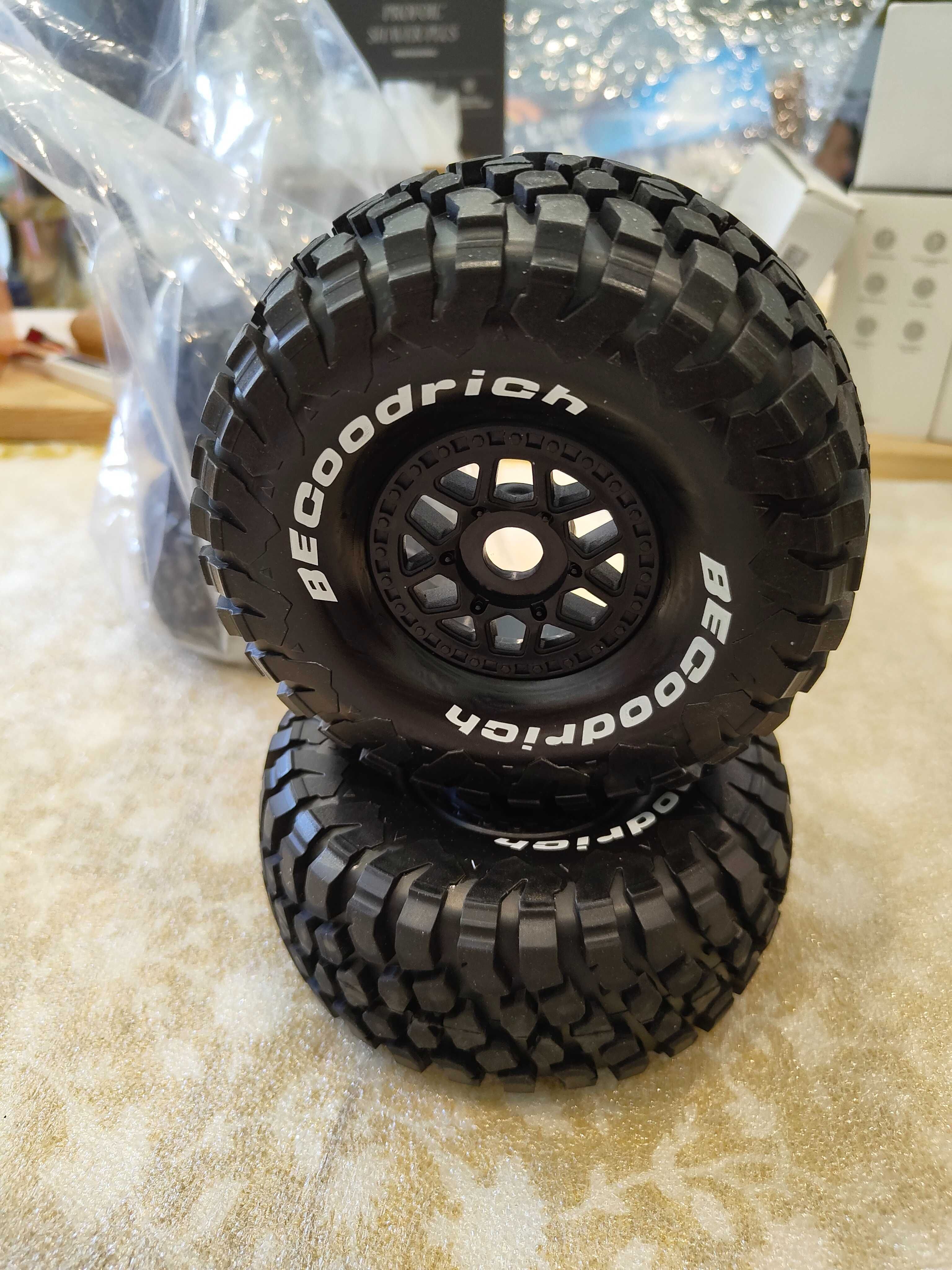 Pneus RC 56mm Alta Absorção – Compatíveis com Traxxas/Arrma