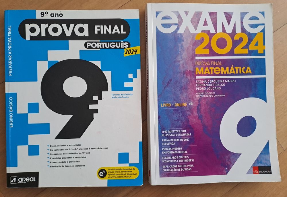 Cadernos de preparação para exames nacionais