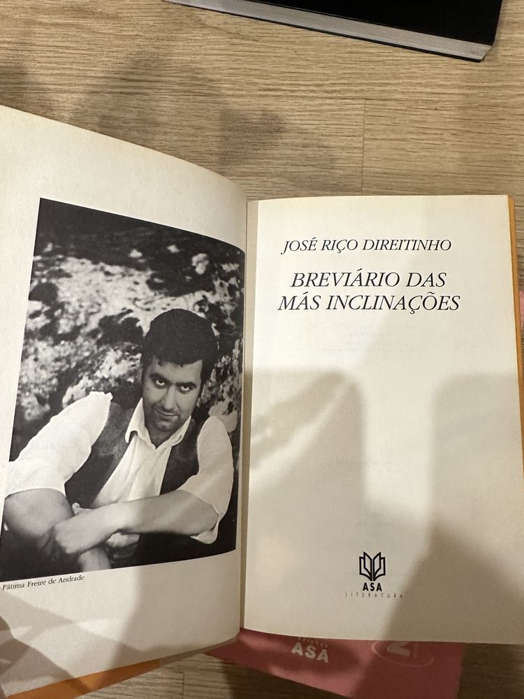 livro JOSÉ RIÇO DIREITINHO - BREVIÁRIO DAS MÁS INCLINAÇÕES