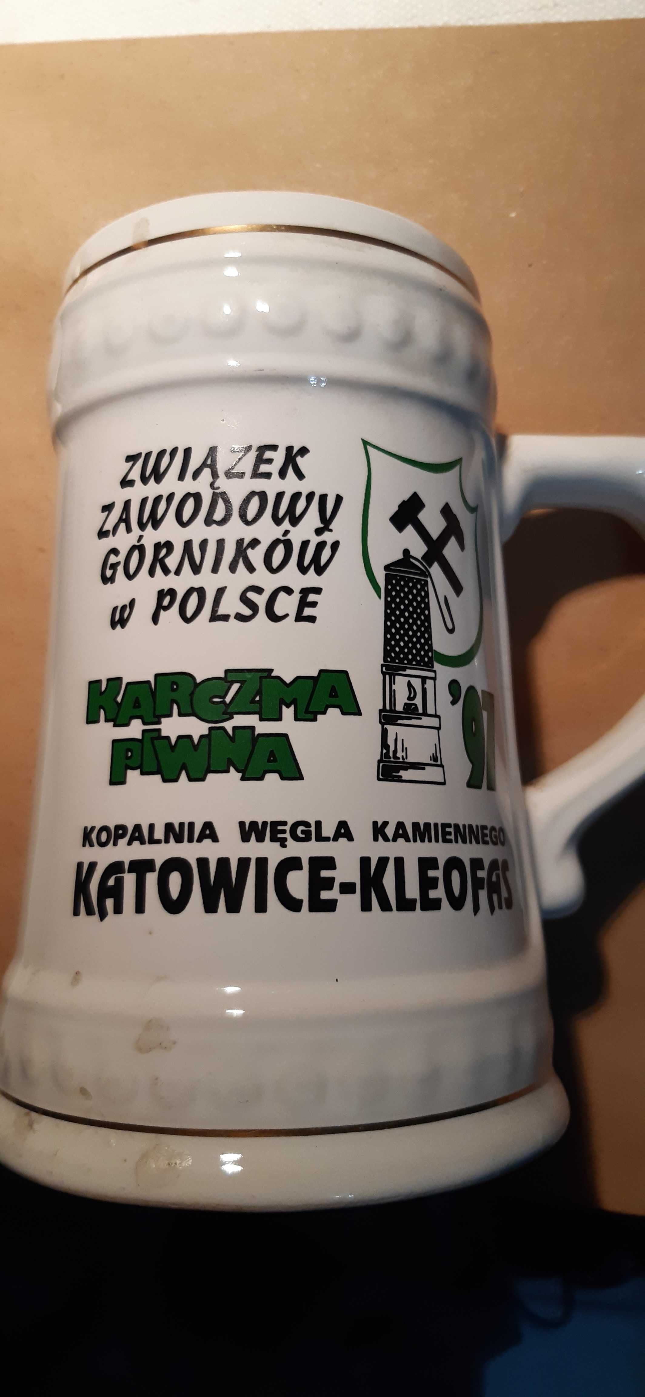 stary kufel kolekcjonerski górniczy katowice-kleofas