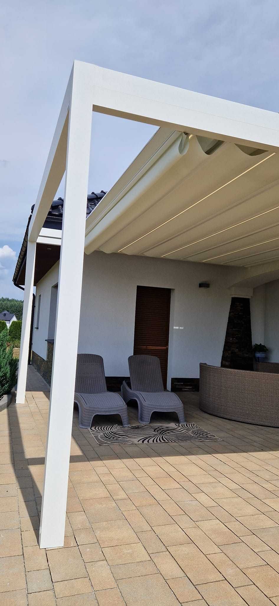 Pergola Ogród zimowy Zadaszenie tarasu Lamele Nowoczesny Design