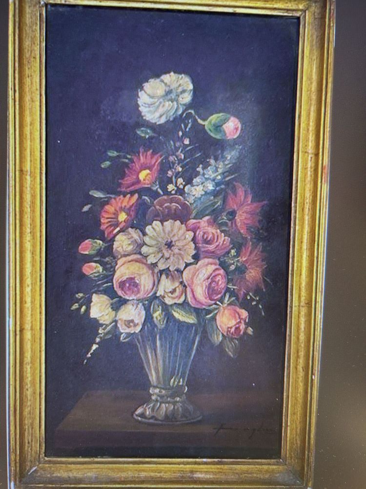 Pintura original Natureza morta Assinada