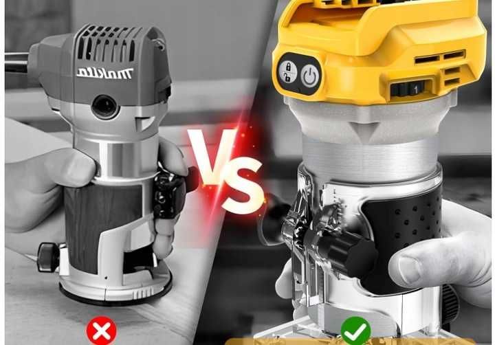 FREZARKA AKUMULATOROWA krawędziowa 18V 6 biegowa Grawerka Nowa