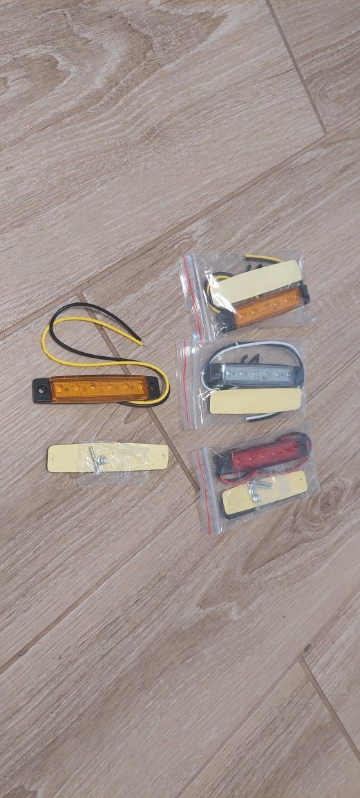 Lampy obrysowe led 6 diodowe 12v/24v Nowe.