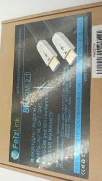 FeizLink - Kabel światłowodowy 8K HDMI 2.1 5M 4K 120Hz 8K 60Hz 48Gbps