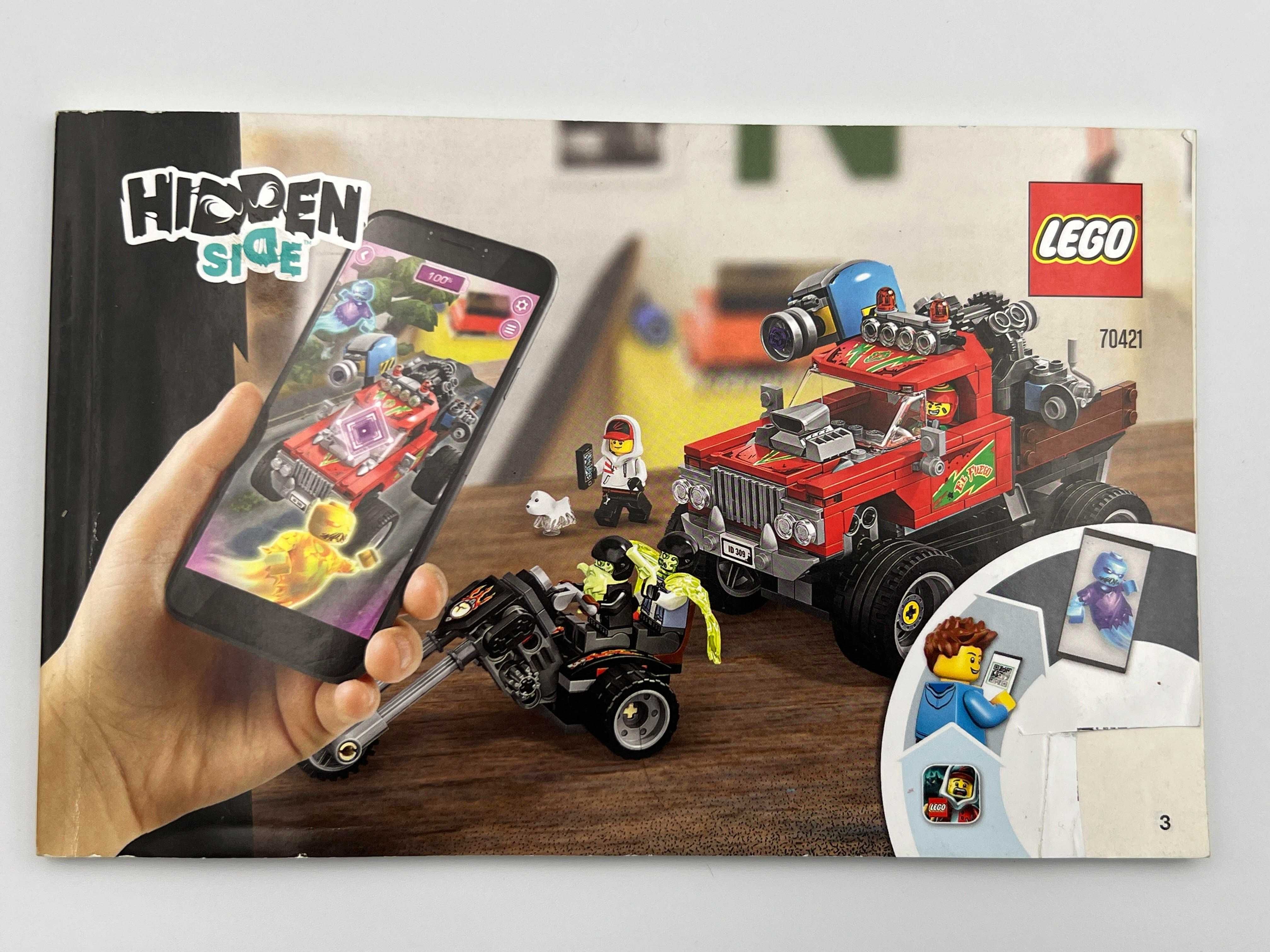 Lego Hidden Side 70421 Samochód kaskaderski El Fuego
z instrukcją