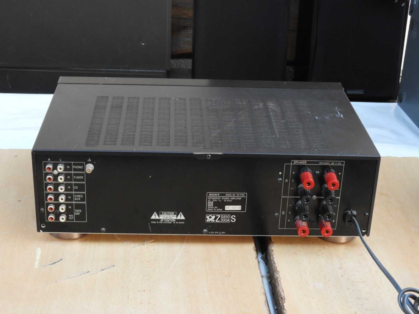 Wzmacniacz Sony TA - F120 część dużej wieży 43 cm.