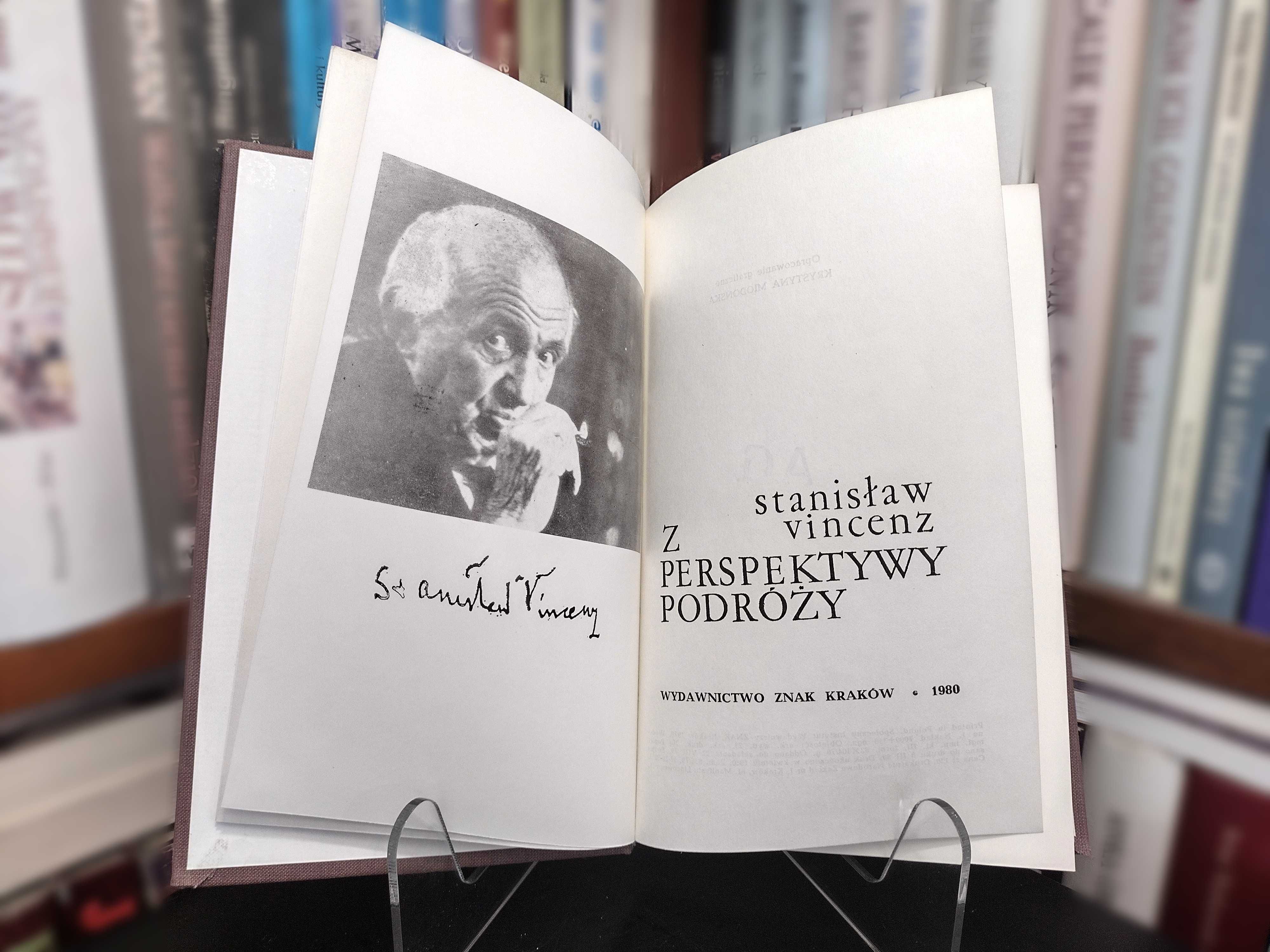 Z perspektywy podróży. Stanisław Vincenz
