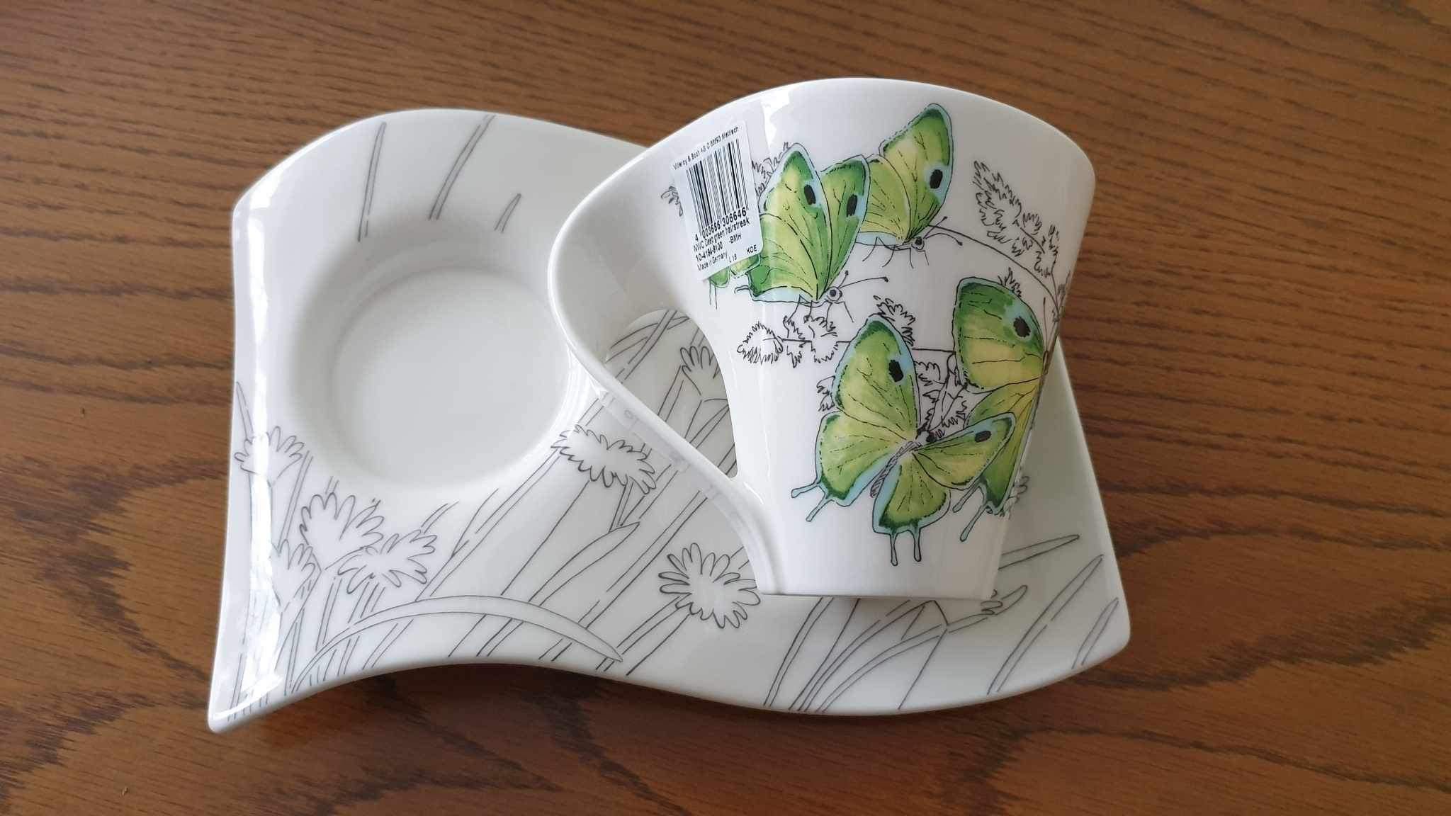 Zestaw kubek spodek Villeroy&Boch NewWave Caffè