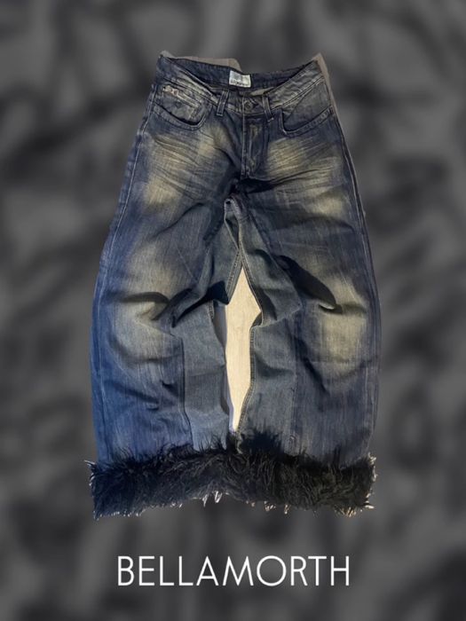 Штани пач ворк опиум дистресс distressed opium denim patch work