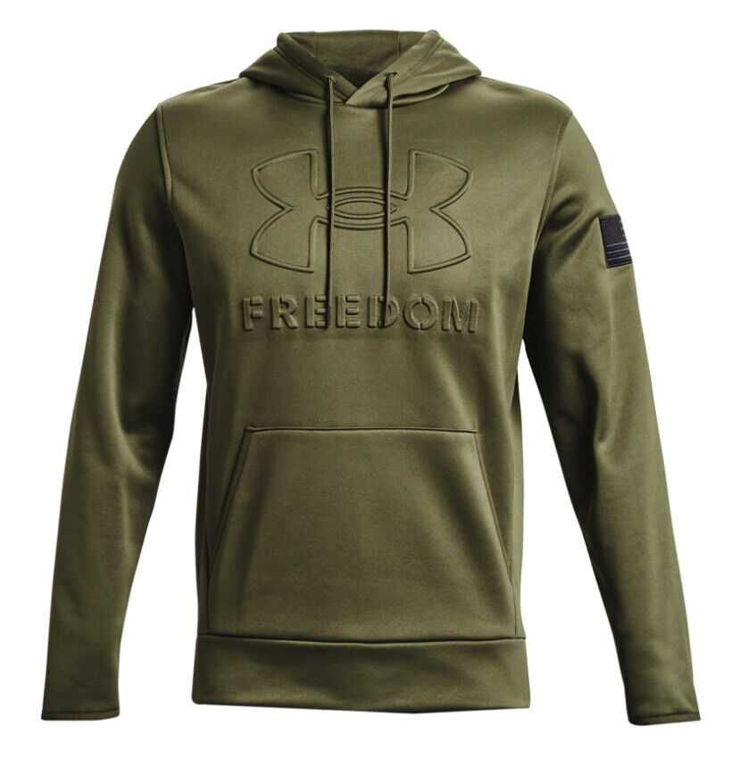 Under Armour Men's Freedom Emboss ArmourFleece® OD Green Hoodie