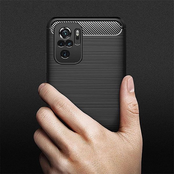 Etui Carbon Case do Xiaomi Redmi Note 10 / 10S czarny