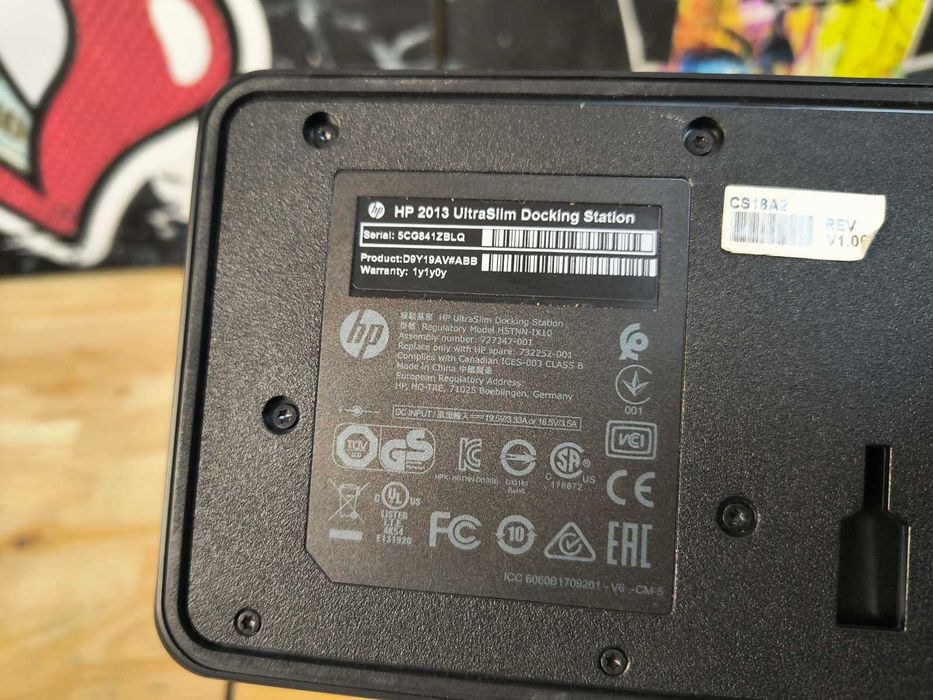 Док станція HP UltraSlim Docking Station HSTNN-IX10 - Б/В
