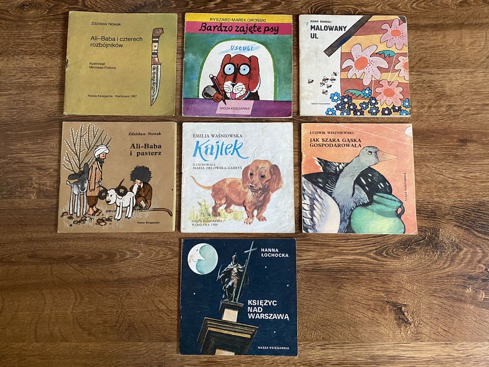 Ilustrowane bajki dla dzieci 7 książeczek