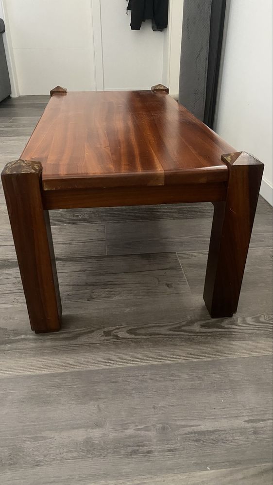 Mesa de centro madeira maciça