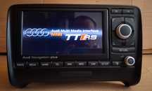 Audi TT 8J Radio RNS-E LED Montaż PIANO BLACK, GPS, SD, FILM GW 12mies